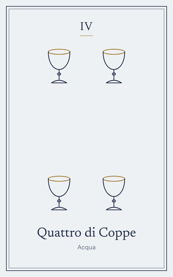 Quattro di Coppe